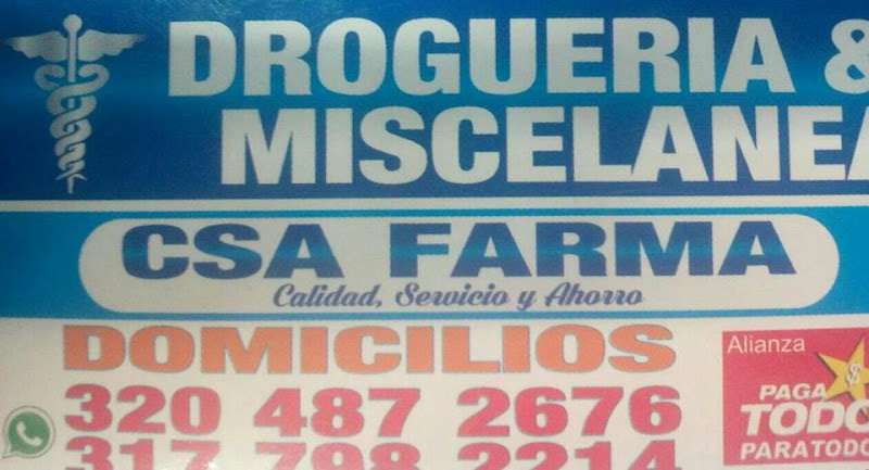 Droguería CSA Farma - Farmacia en Bogotá