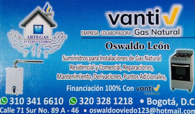 ArteGas interventoria - Tienda de herramientas en Bogotá