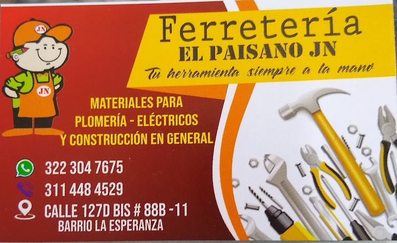Ferretería el paisano J.N - Ferretería en Bogotá