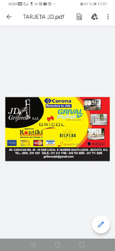 JD grifercol Local 1 - Ferretería en Bogotá