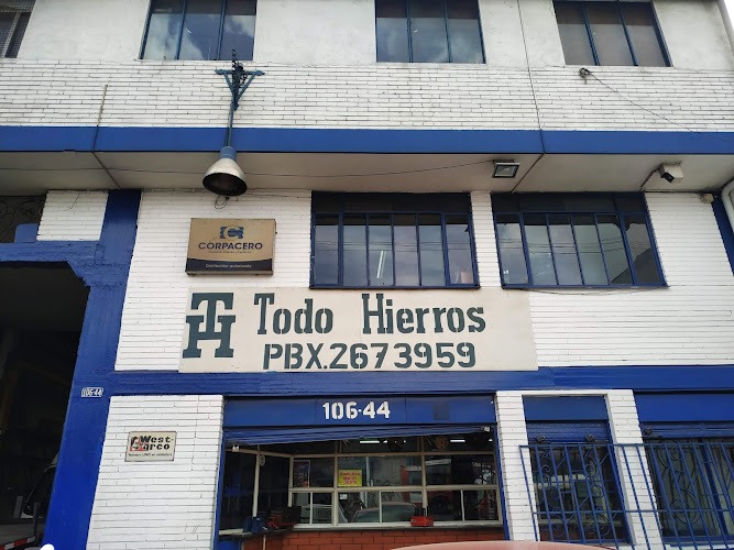 Todo Hierros - Proveedor de materiales de construcción en Bogotá