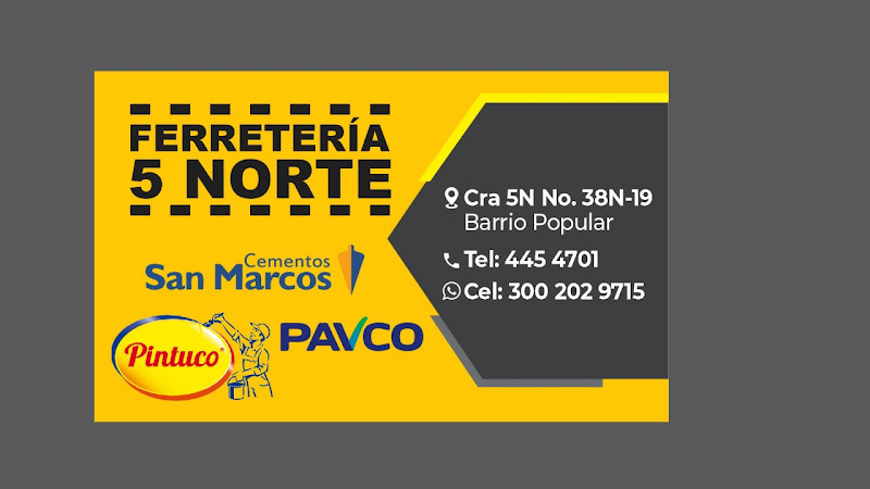 Materiales y Ferreteria la 5ta Norte - Tienda de herramientas en Cali