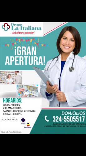 Drogas la Italiana - Farmacia en Cartagena