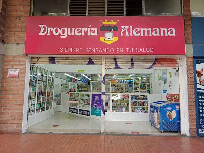 Droguería Alemana - Tienda de comestibles, periódicos y medicamentos en Medellín