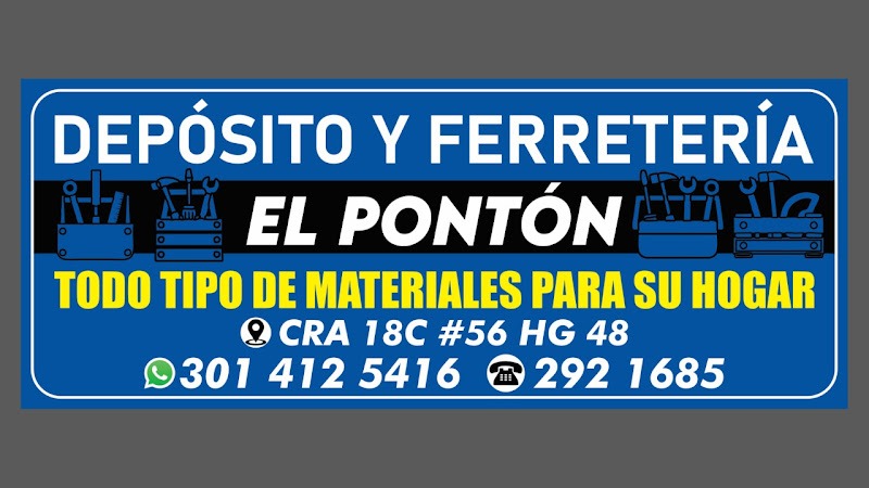 Depósito y Ferretería El Pontón - Tienda de herramientas en Medellín