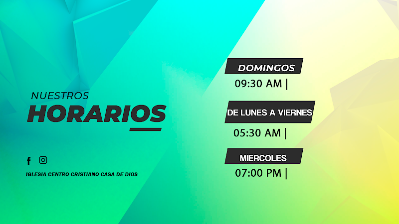 Iglesia centro cristiano casa de Dios génesis 28.17 A D - Iglesia en Soacha